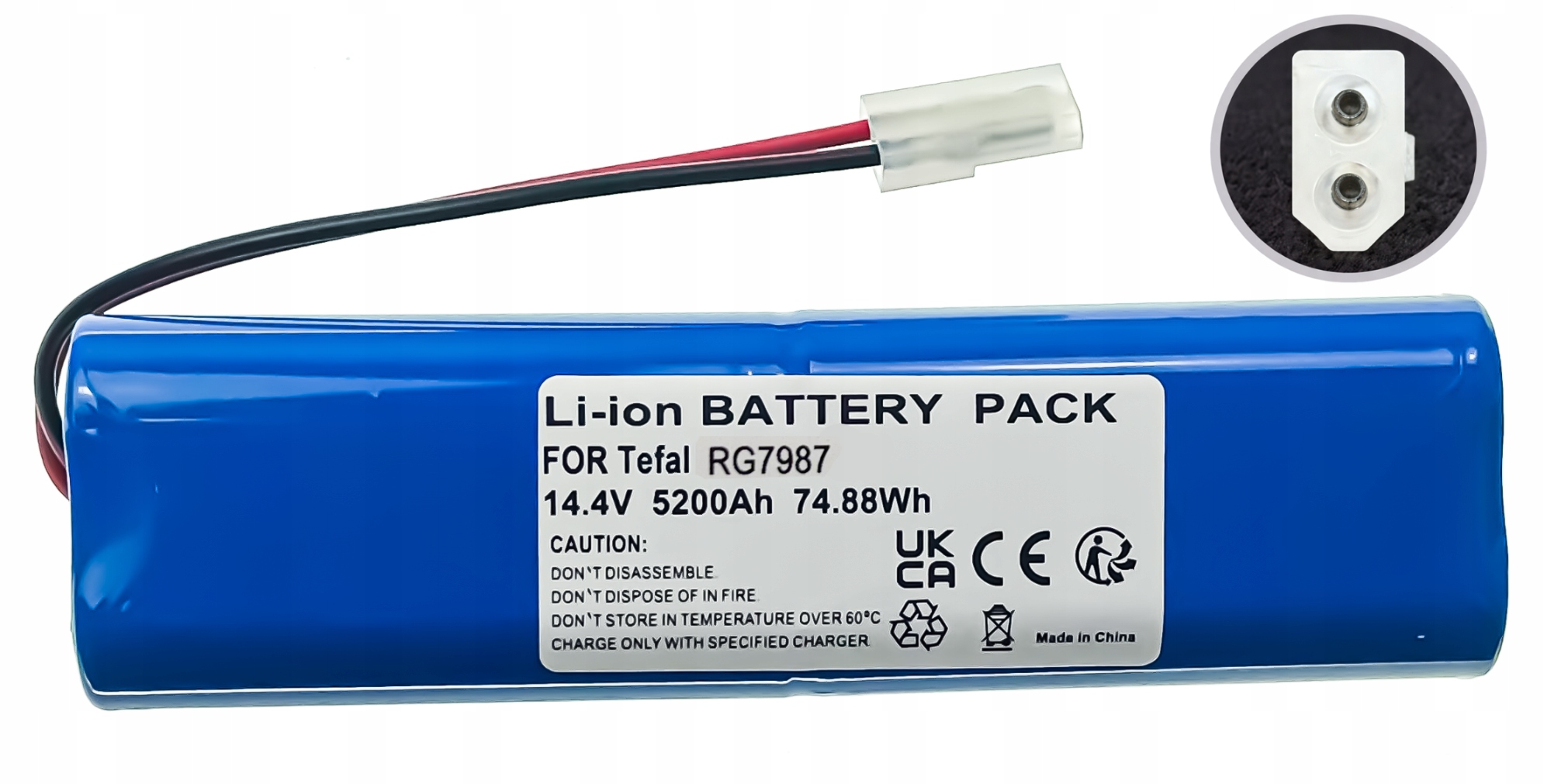 Nowa Bateria RG7987 Female 5,2mAh Akumulator do odkurzacza Tefal RG7975WH