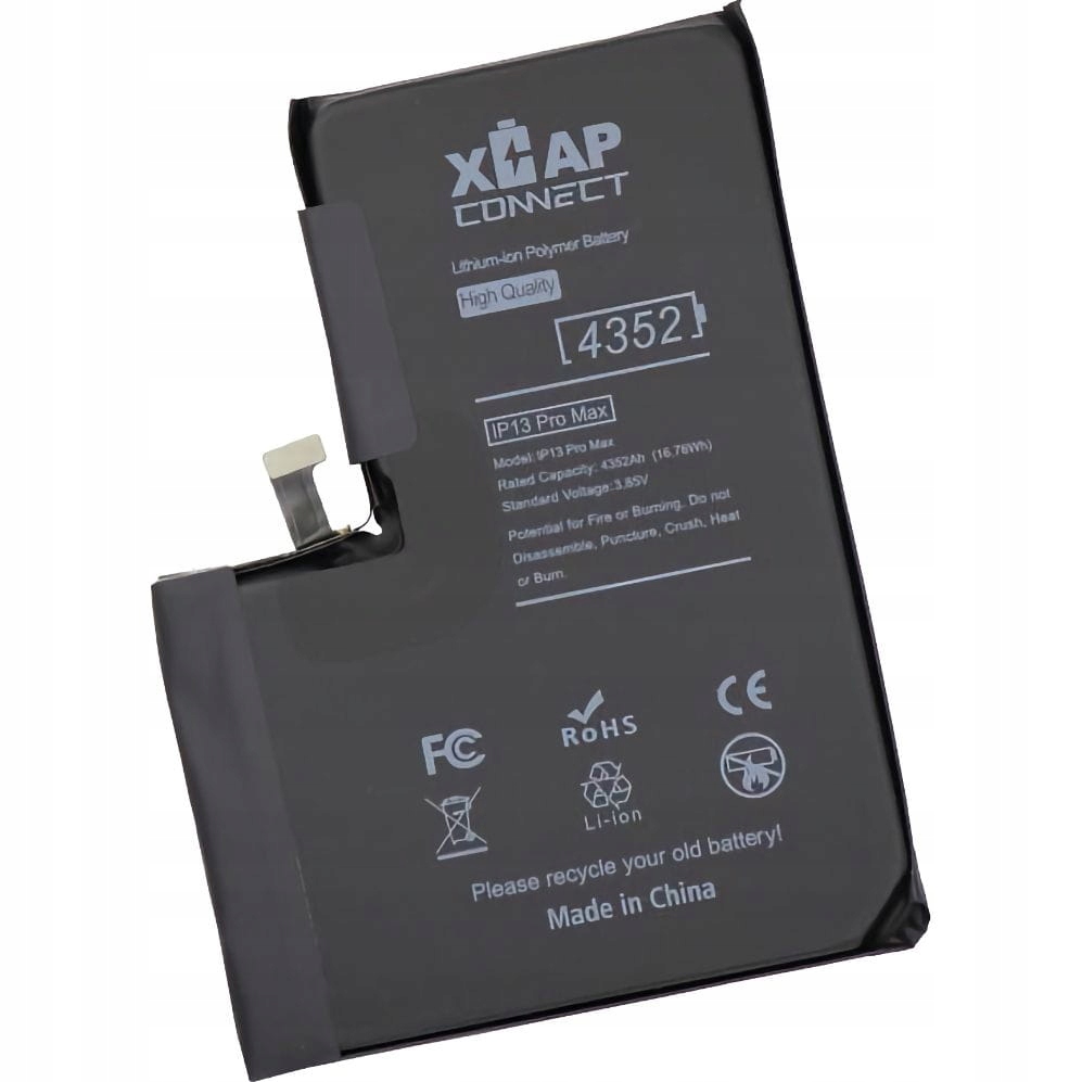 Bateria Xcap Do Iphone 13 Pro Max Crack Bms (4352 Mah)