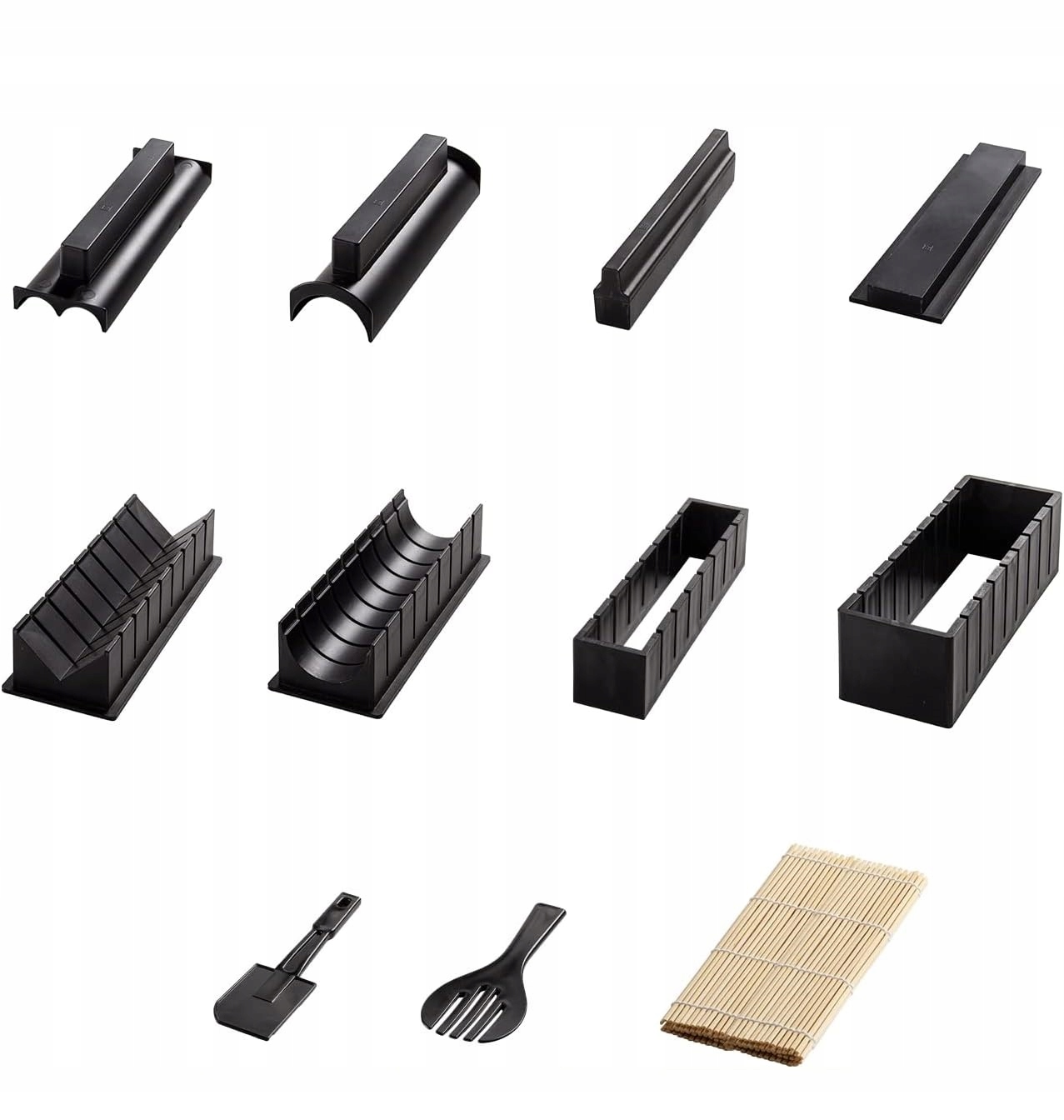 Sada Na Výrobu Sushi Strojek Podložka Černá 11