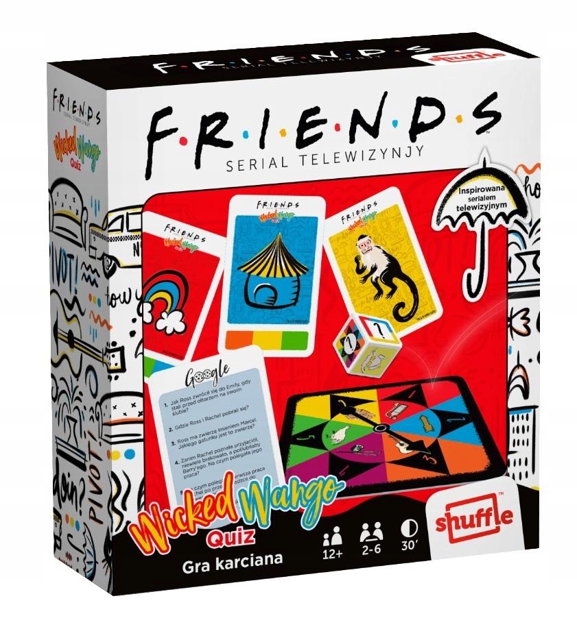 FRIENDS WICKED WANGO GAME GRA PLANSZOWA NOWA