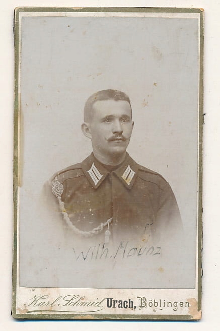 CDV żołnierz wojsko - 4208