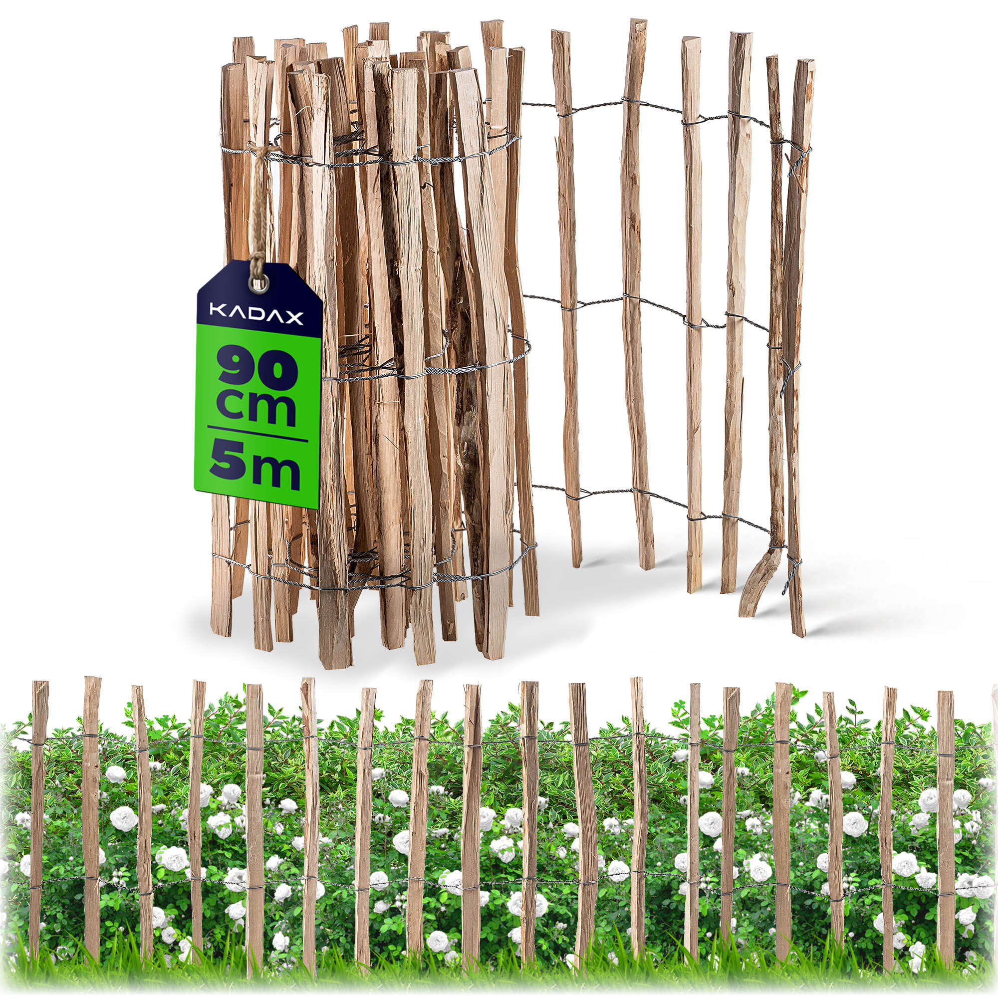 Štafetový Plot Lískový Zahradní Rolovací Ochranný 500x90 7-9 Cm