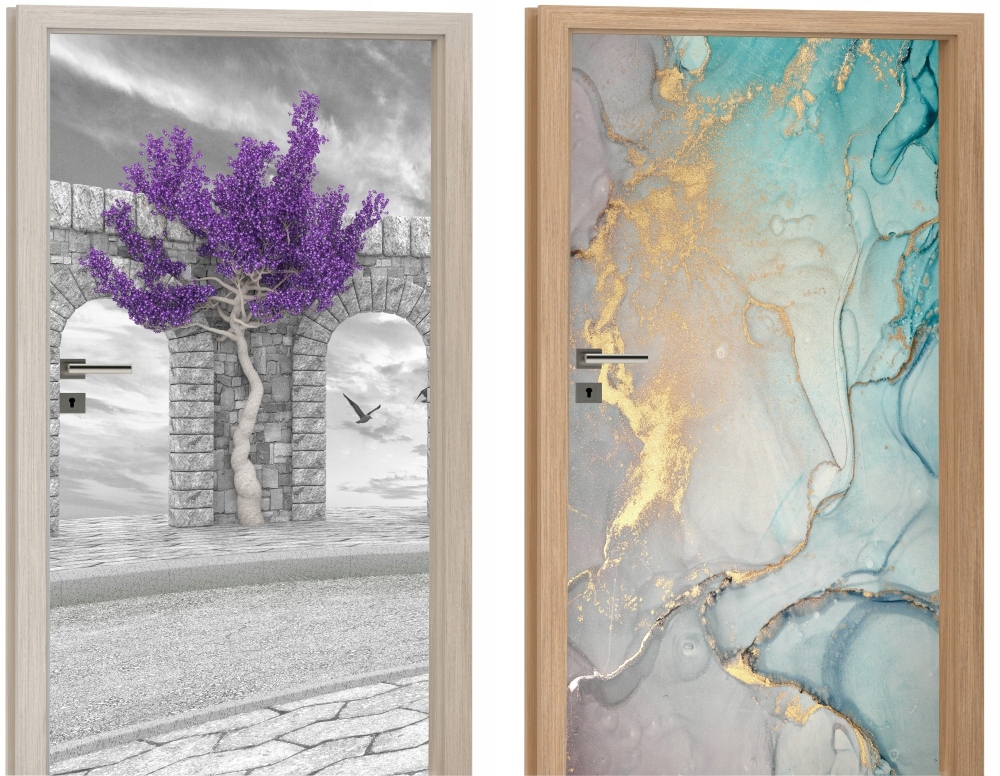 NAKLEJKA na DRZWI Meble Fototapeta Okleina