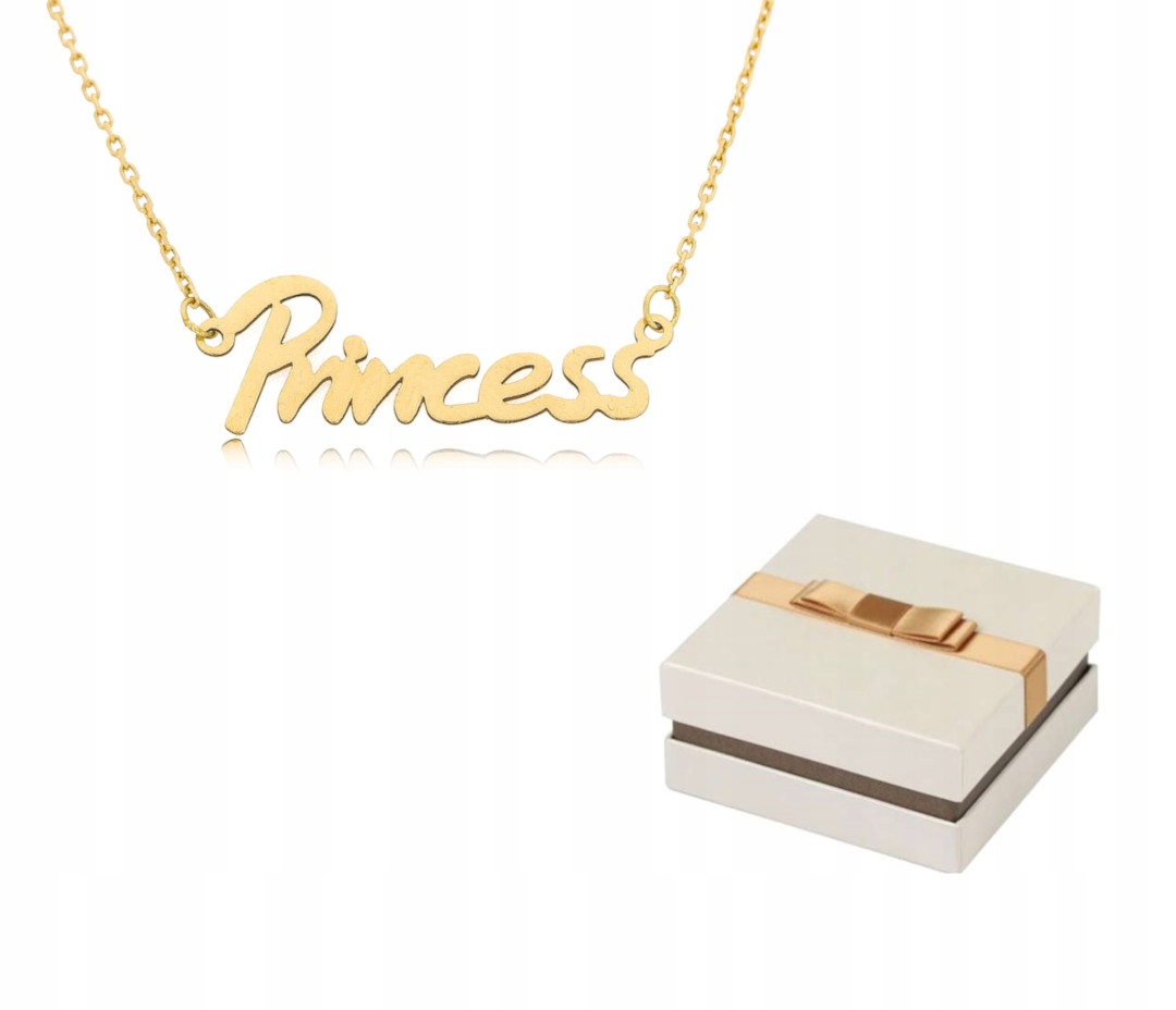 Zlatý náhrdelník Princess (světlý) ZN78
