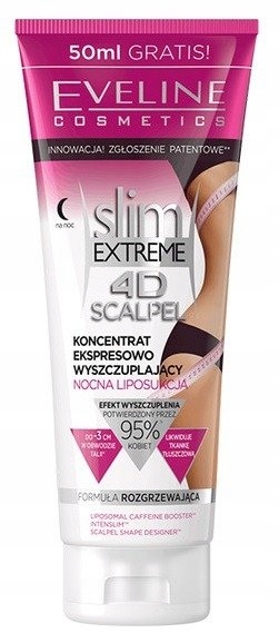 Eveline 4D Slim Extreme Scalpel koncentrat ekspresowo wyszczuplający 250ml