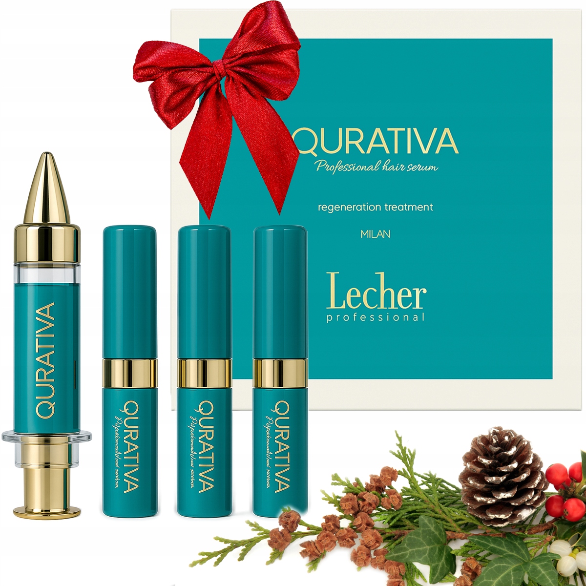 Ampulky sérum proti vypadávání vlasů Lecher Professional kúra 4x5 ml Dárek