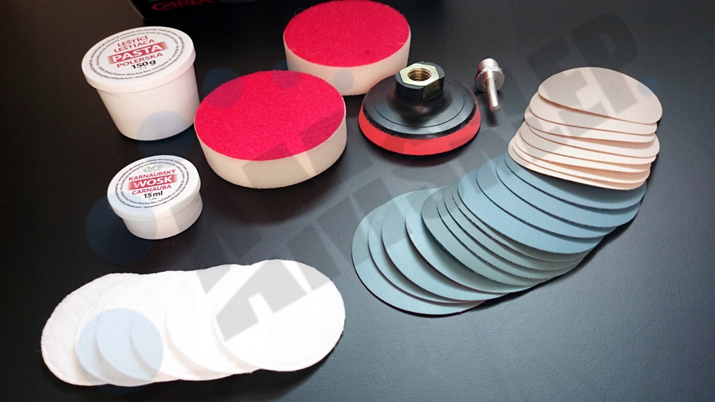 DUŻY ZESTAW DO RENOWACJI REGENERACJI REFLEKTORÓW Producent Carex