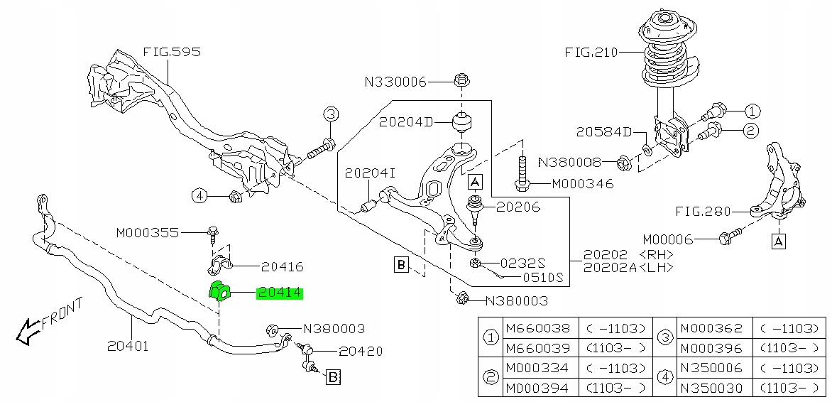 GUMA STABILIZATORA SUBARU OUTBACK PRZÓD ORYGIN 11- Producent części Subaru OE