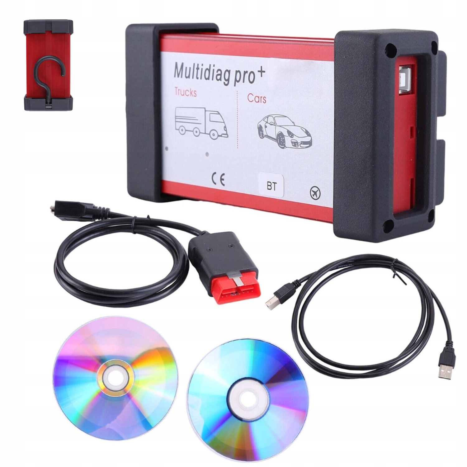 Diagnostické Rozhraní OBD2 Multidiag Pro+ Autoidentifikace Rozhraní