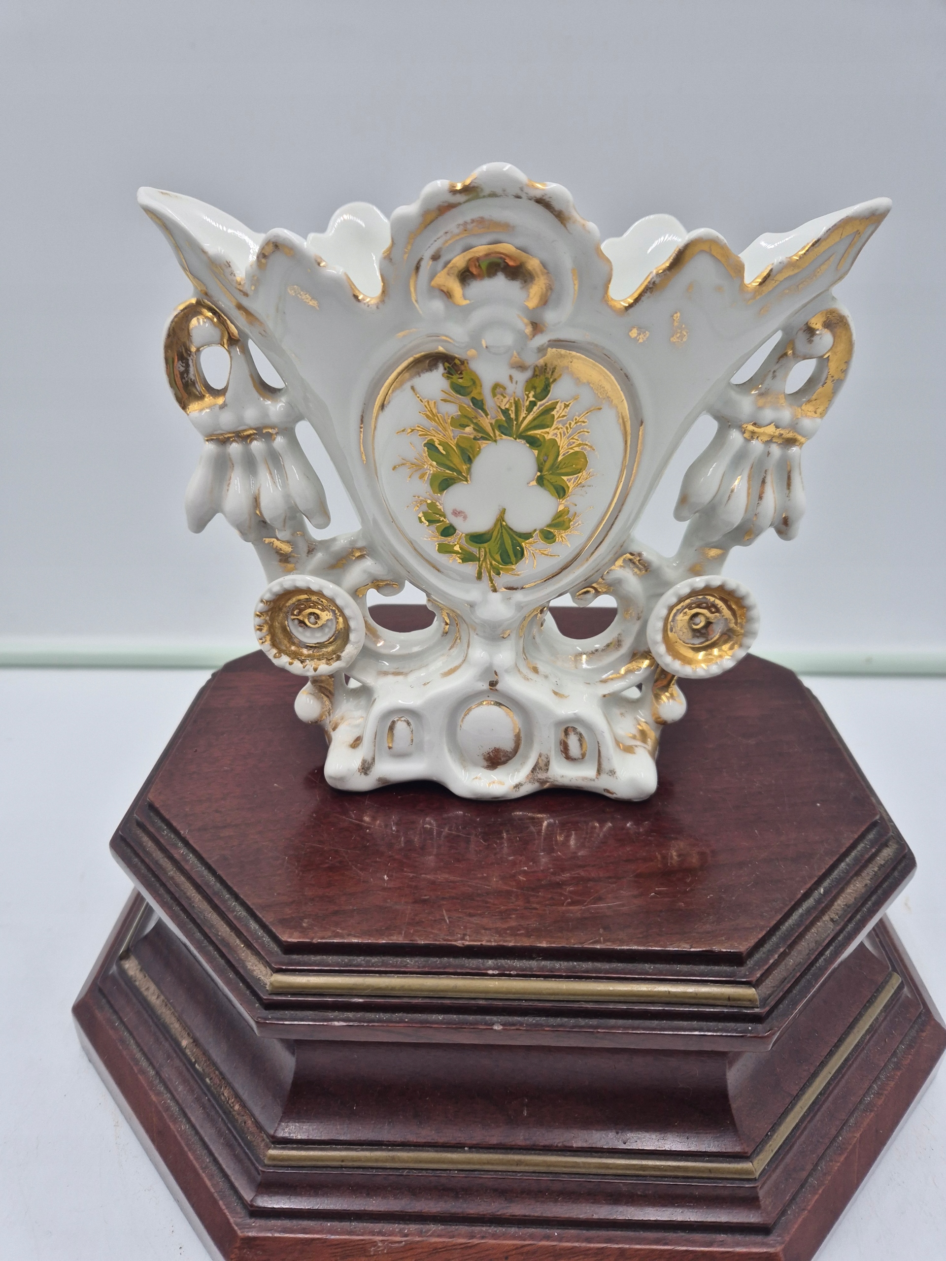 ANTYCZNY WAZONY PORCELANA PARYŻ - STARA FRANCJA VIEUX PARIS XIX w