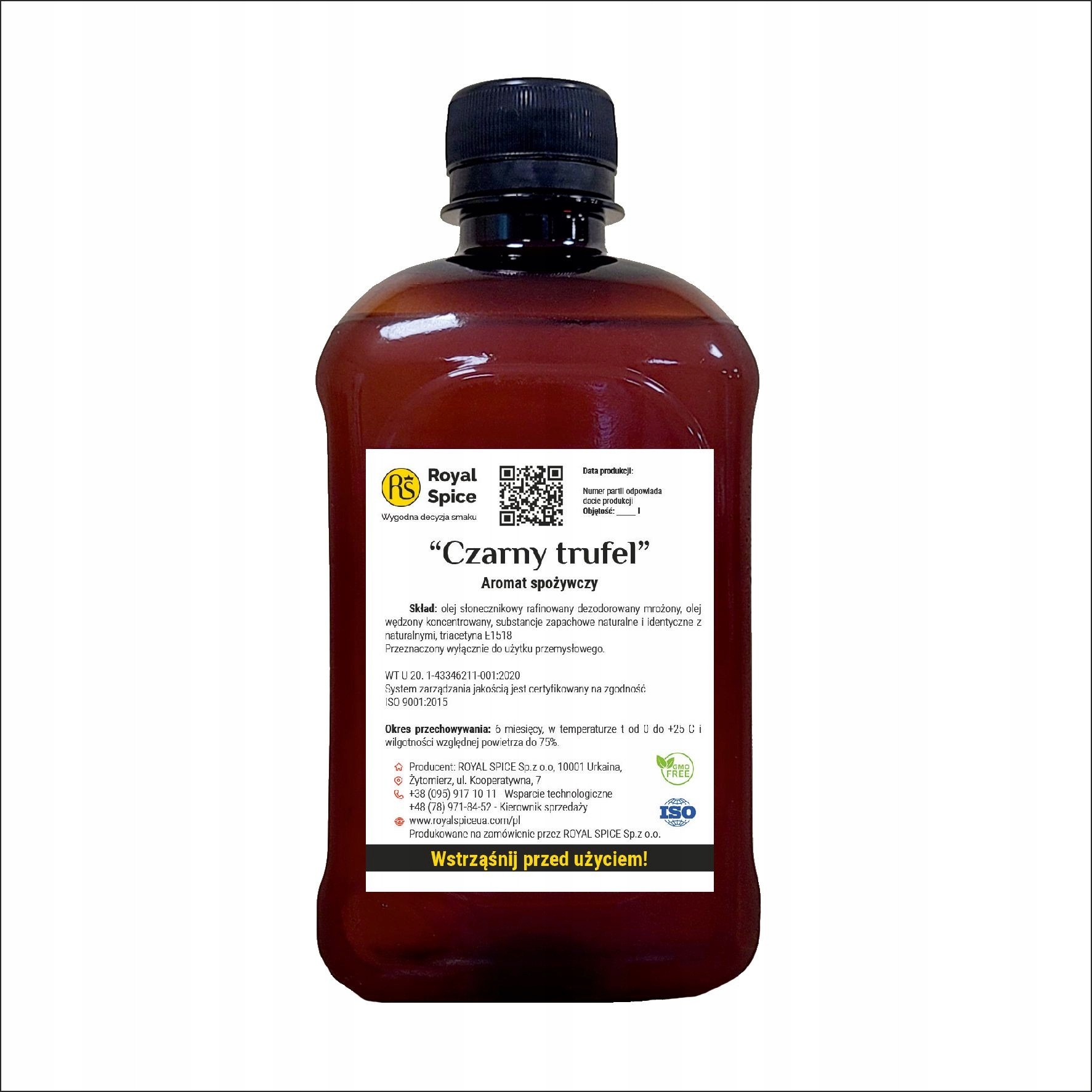 

Aromat spożywczy w płynie 500 ml Czarny trufel