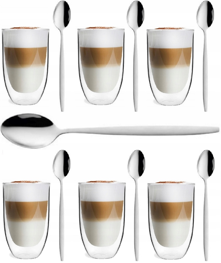 

Szklanki Termiczne Kawy Latte Cappucino Soku Wody