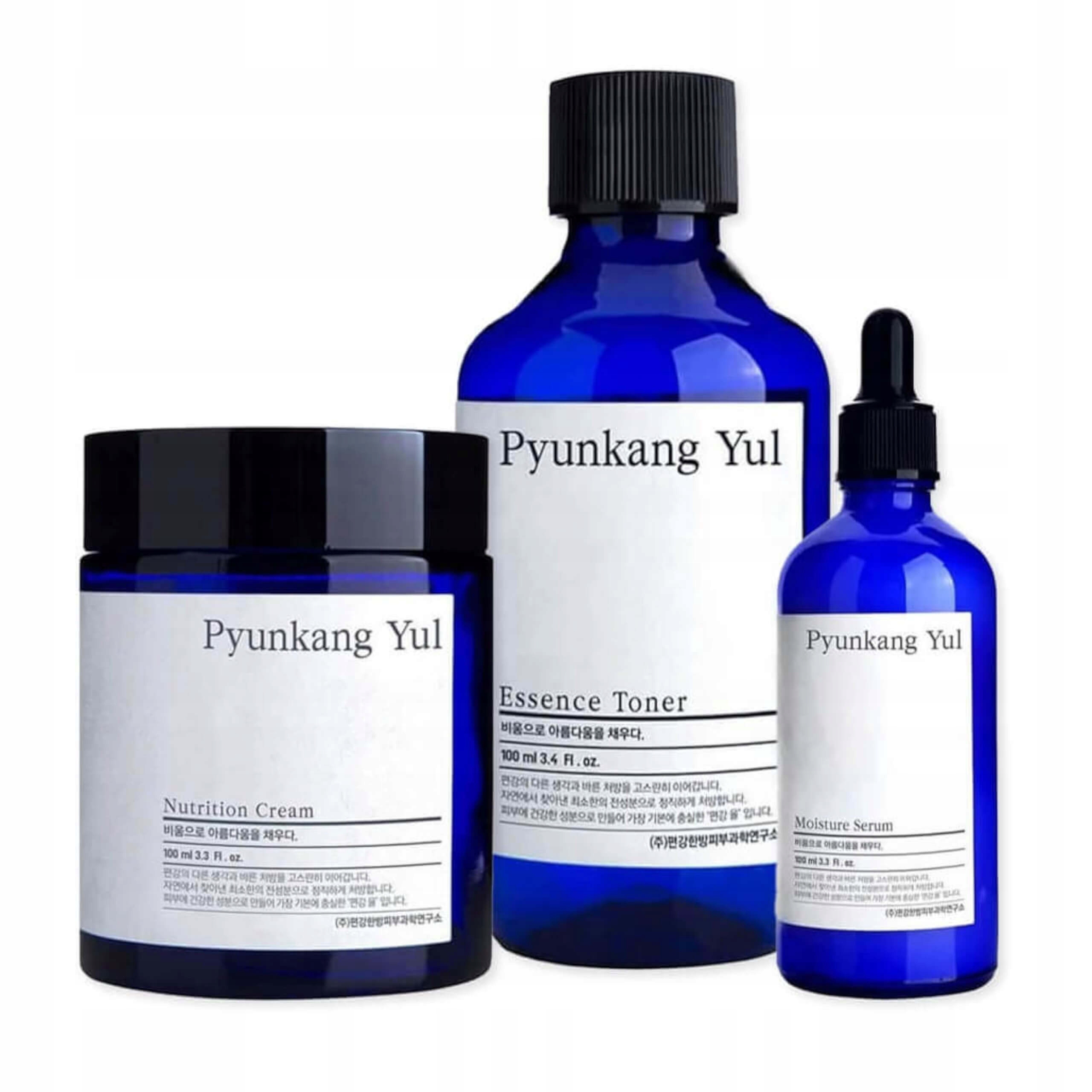 Pyunkang Yul Skin SET (Essence Toner 200 ml + Nutrition Cream 100 ml + Moisture Serum 100 ml) - zestaw kosmetyków nawilżających — 3