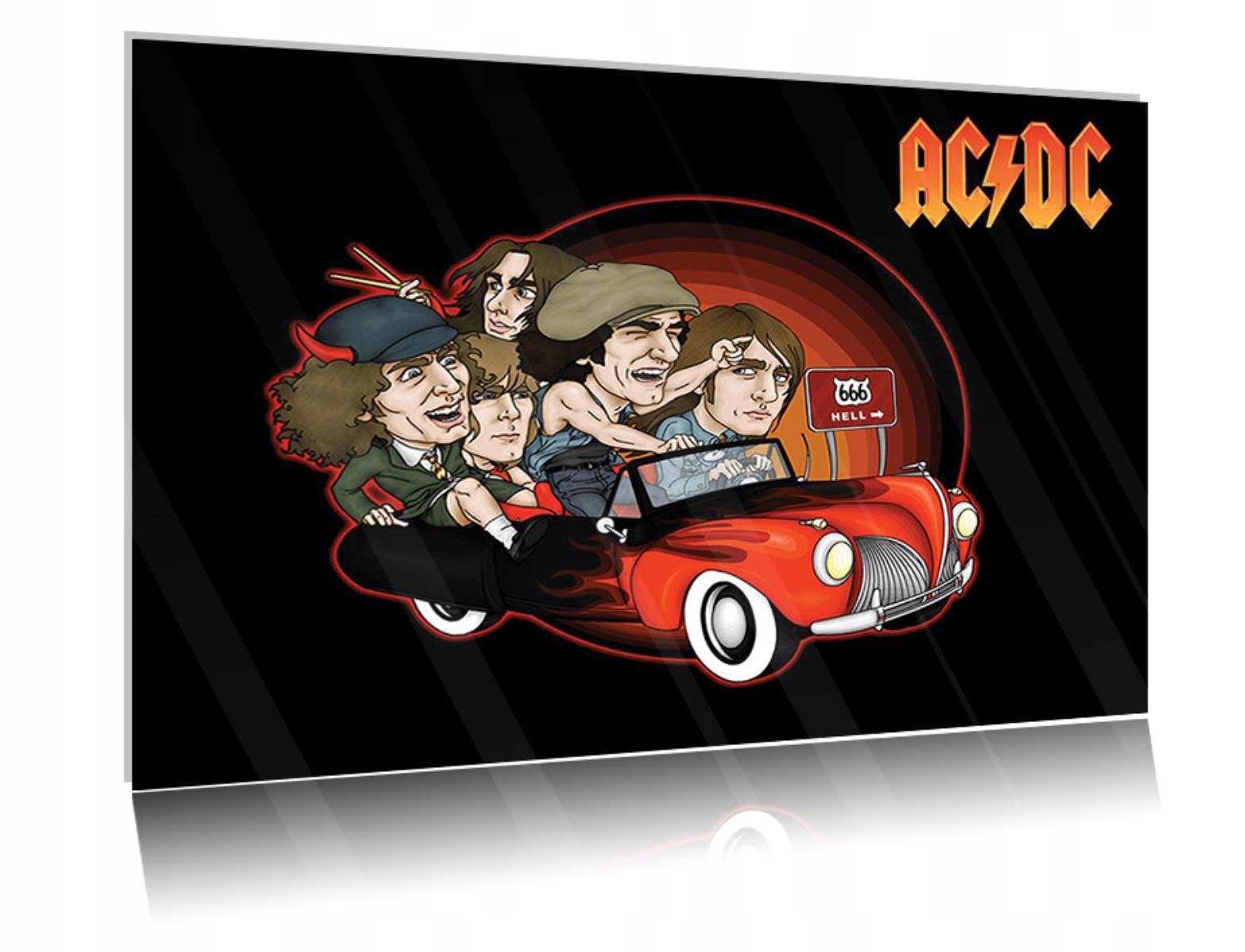 

Obraz szklany na szkle Acdc 02 80x60