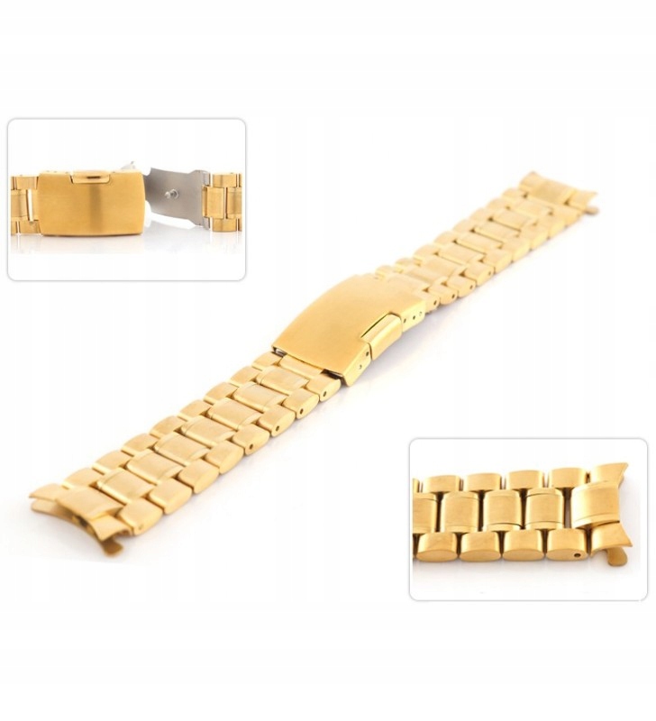 Stalowa bransoleta do zegarka TZ-BRAN.01GC 18 mm