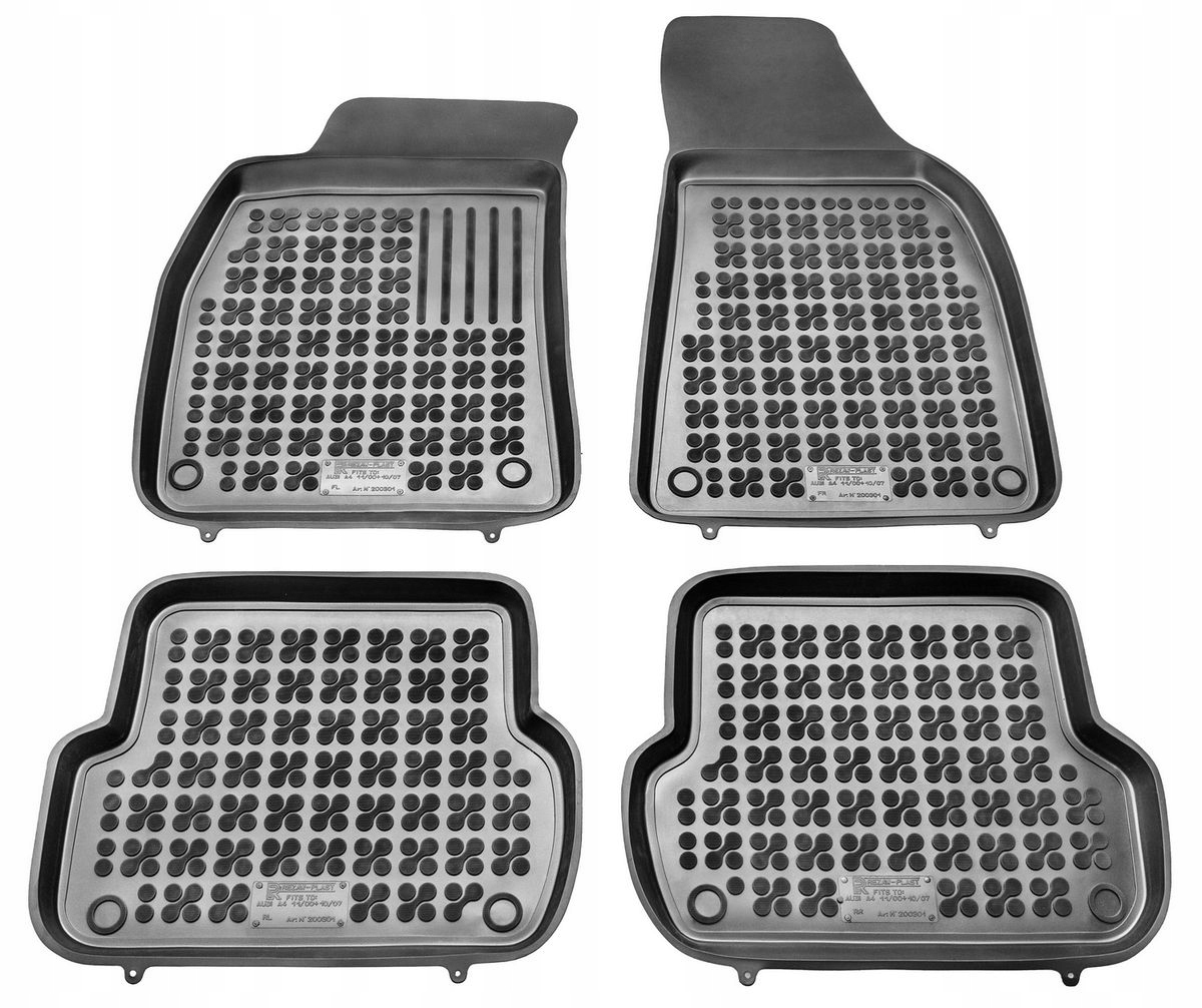 Gumové autokoberce Audi A4, 2000-2007