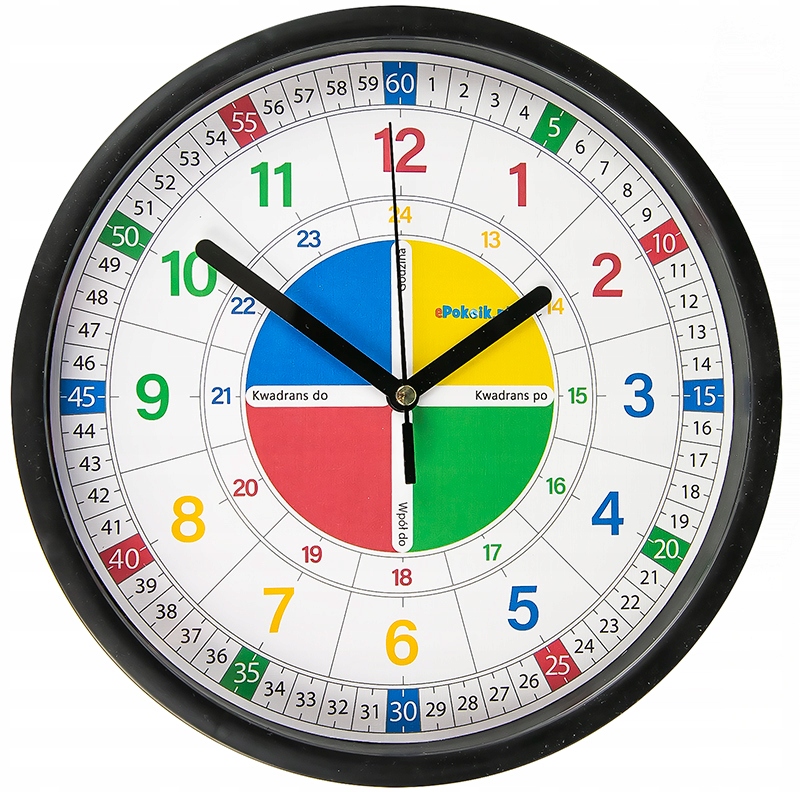 Zegar Edukacyjny Nauczycielski z szybką 1-Zdjęcie-0