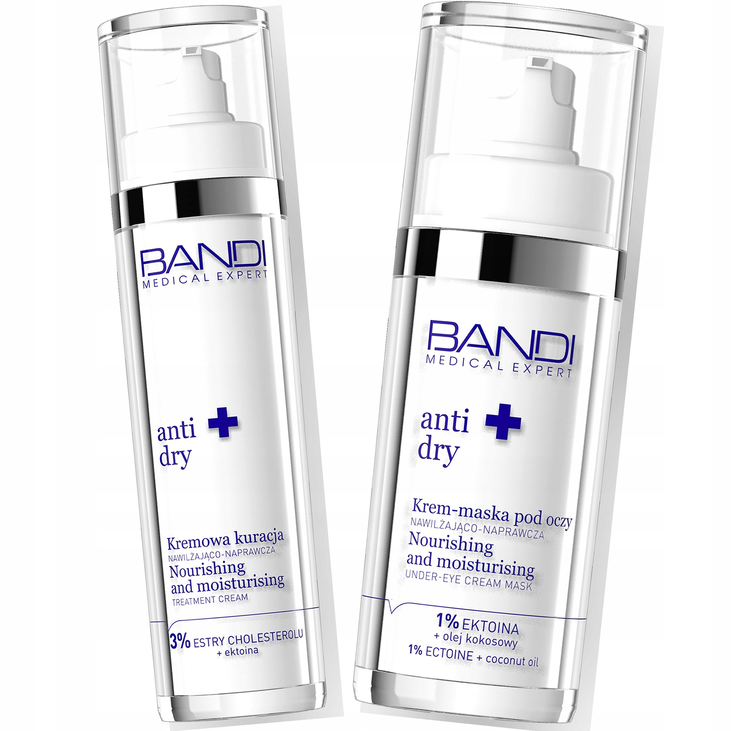 Zestaw kremów twarz pod oczy Bandi Nawilżenie i Regeneracja