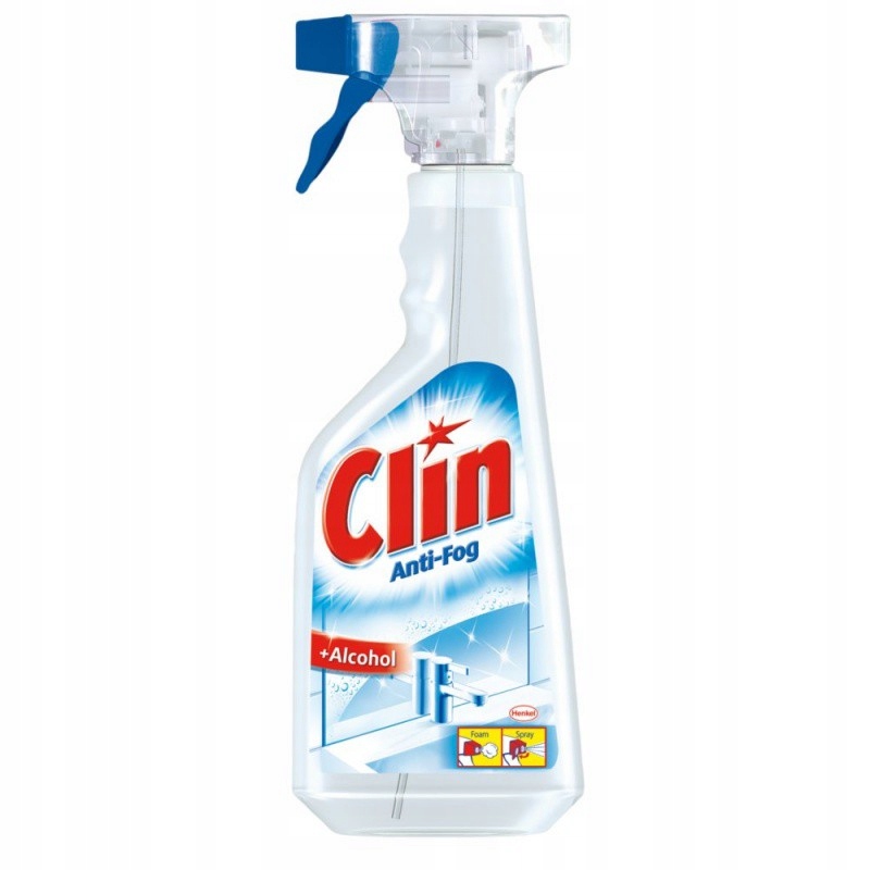 

Clin Antypara Anti-Fog Płyn mycia Szyb Okien 0,5L