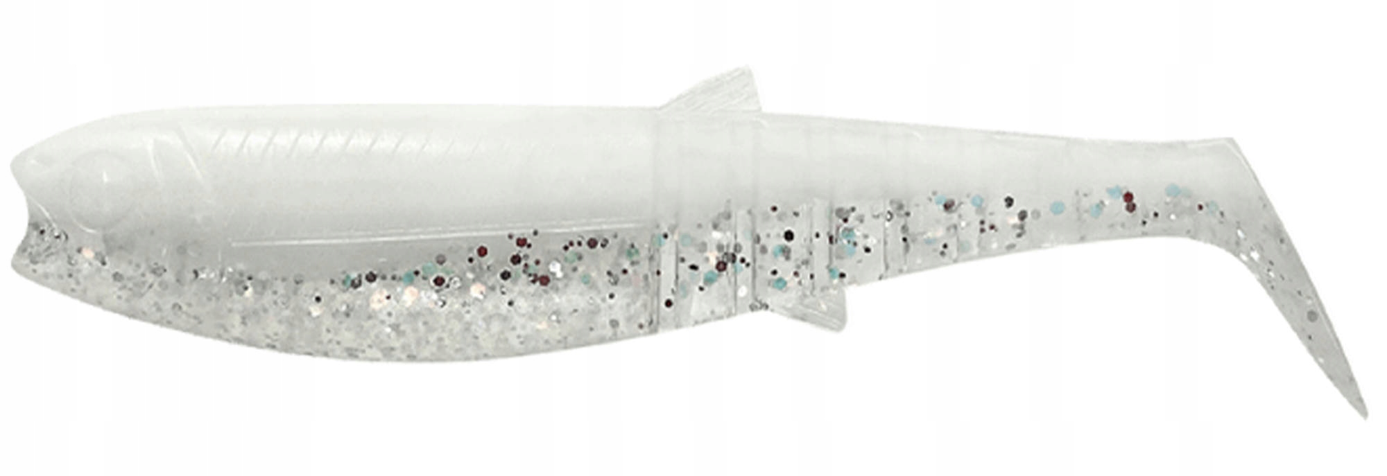 

Guma Savage Gear Cannibal 8cm 5g White Flash