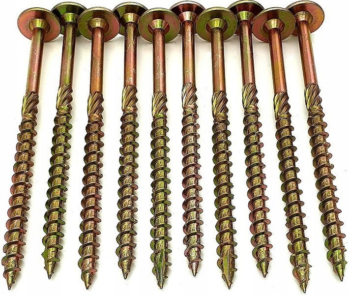 WKRĘTY CIESIELSKIE 6x80 TORX ŁEB TALERZOWY 100szt Rodzaj wkręty