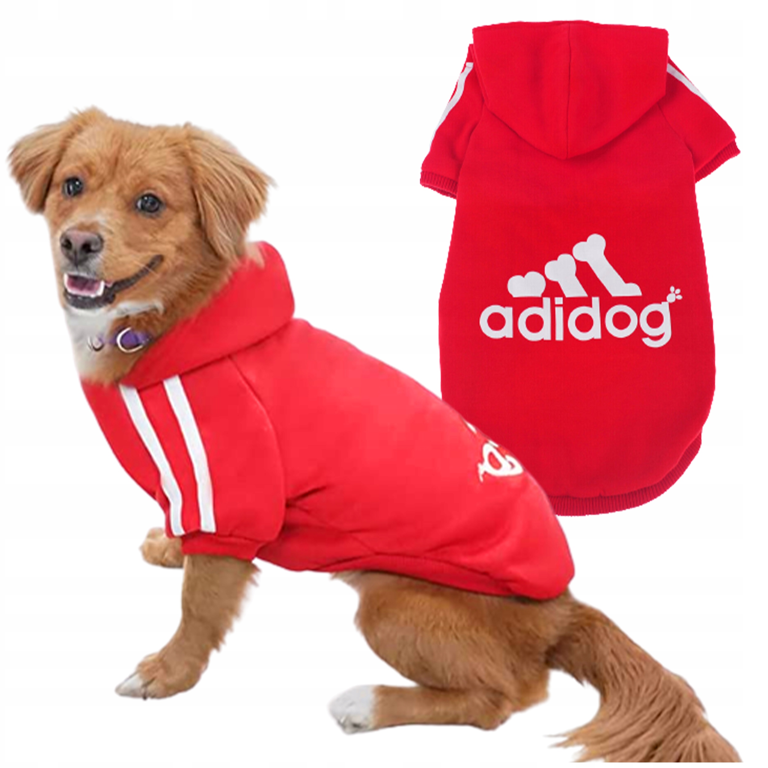 Adidog red clearance