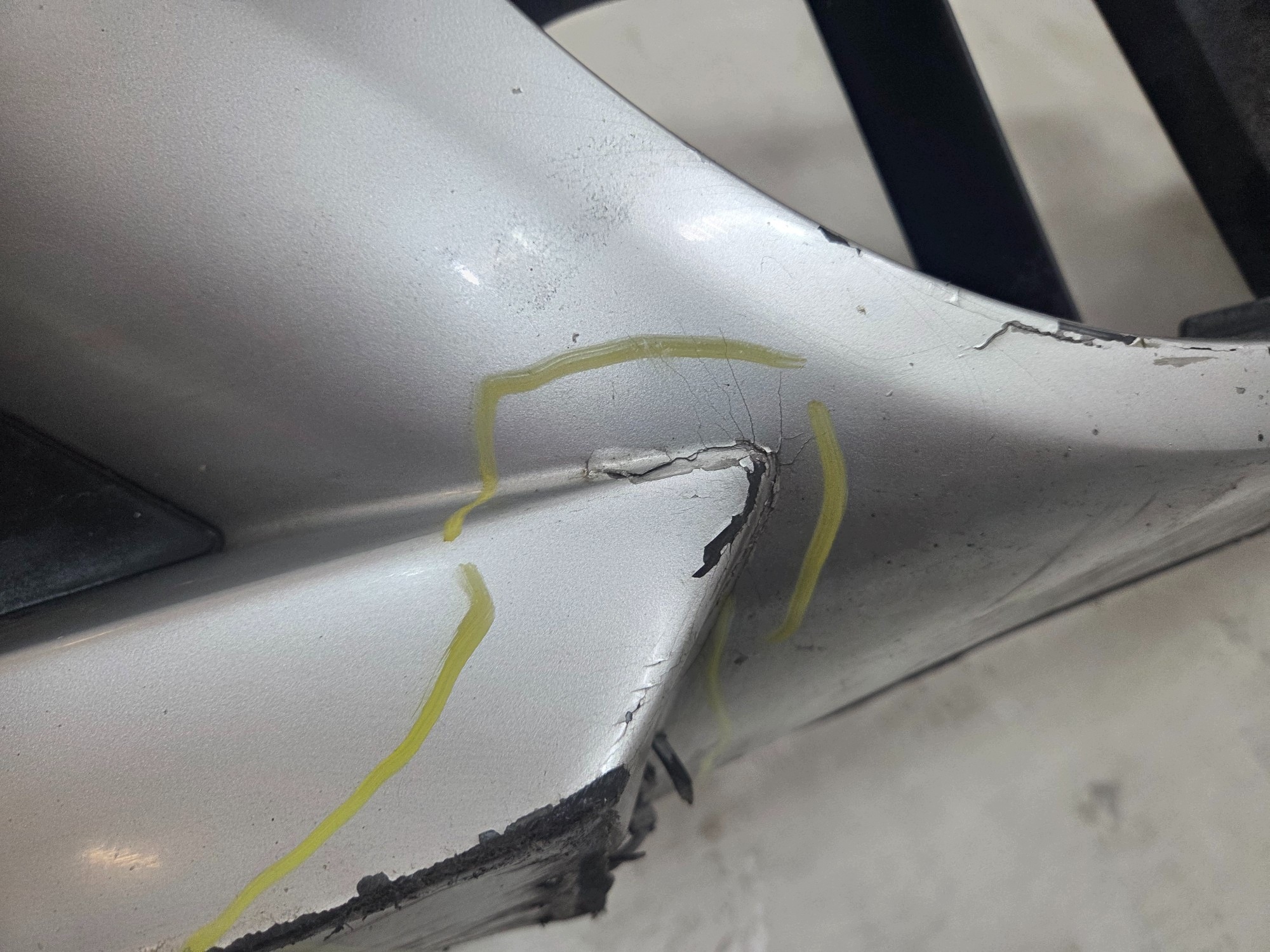 Frontstoßstange BMW E60 E61 M PAKIET TITANSILBER