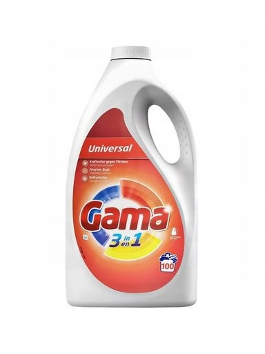 Levně Gama Univerzální Gel na praní univerzálních tkanin 3v1 100 praní 4,5 l