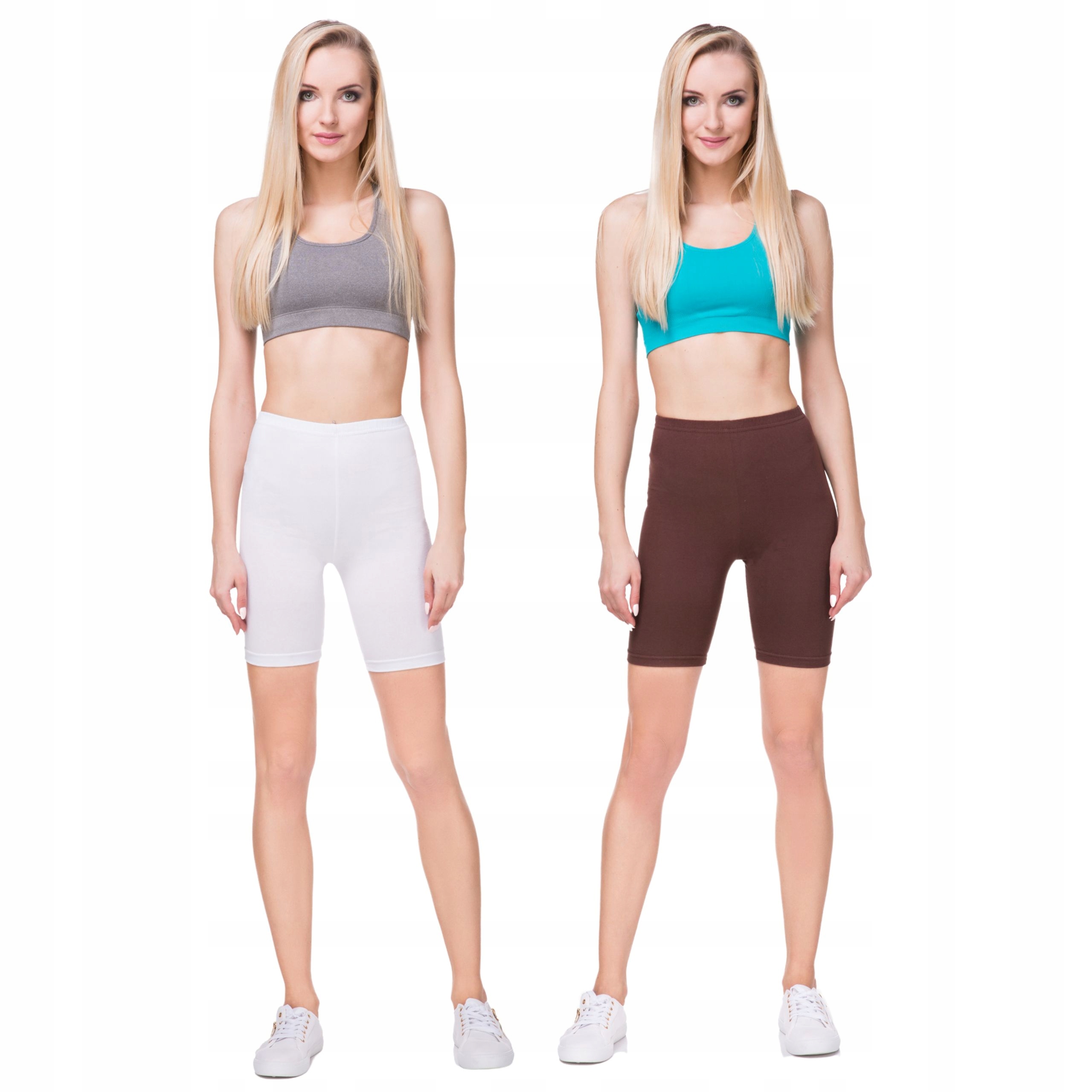 

Dwupak Damskich Kolarek Bawełniane Legginsy S