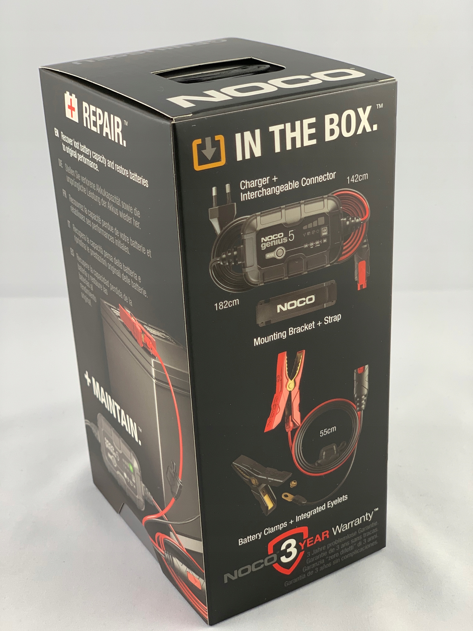 PROSTOWNIK ŁADOWARKA NOCO GENIUS 5 6V 12V 5A Natężenie maksymalne 5 A