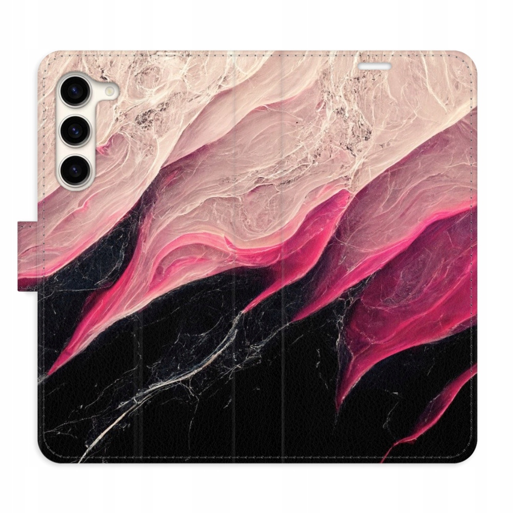Etui z klapką iSaprio BlackPink Marble do Samsung Galaxy S23+ 5G