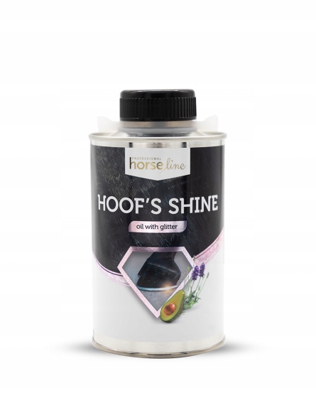 Horseline, Regeneracyjny olej o kopyt z brokatem Hoof's Shine 450 ml