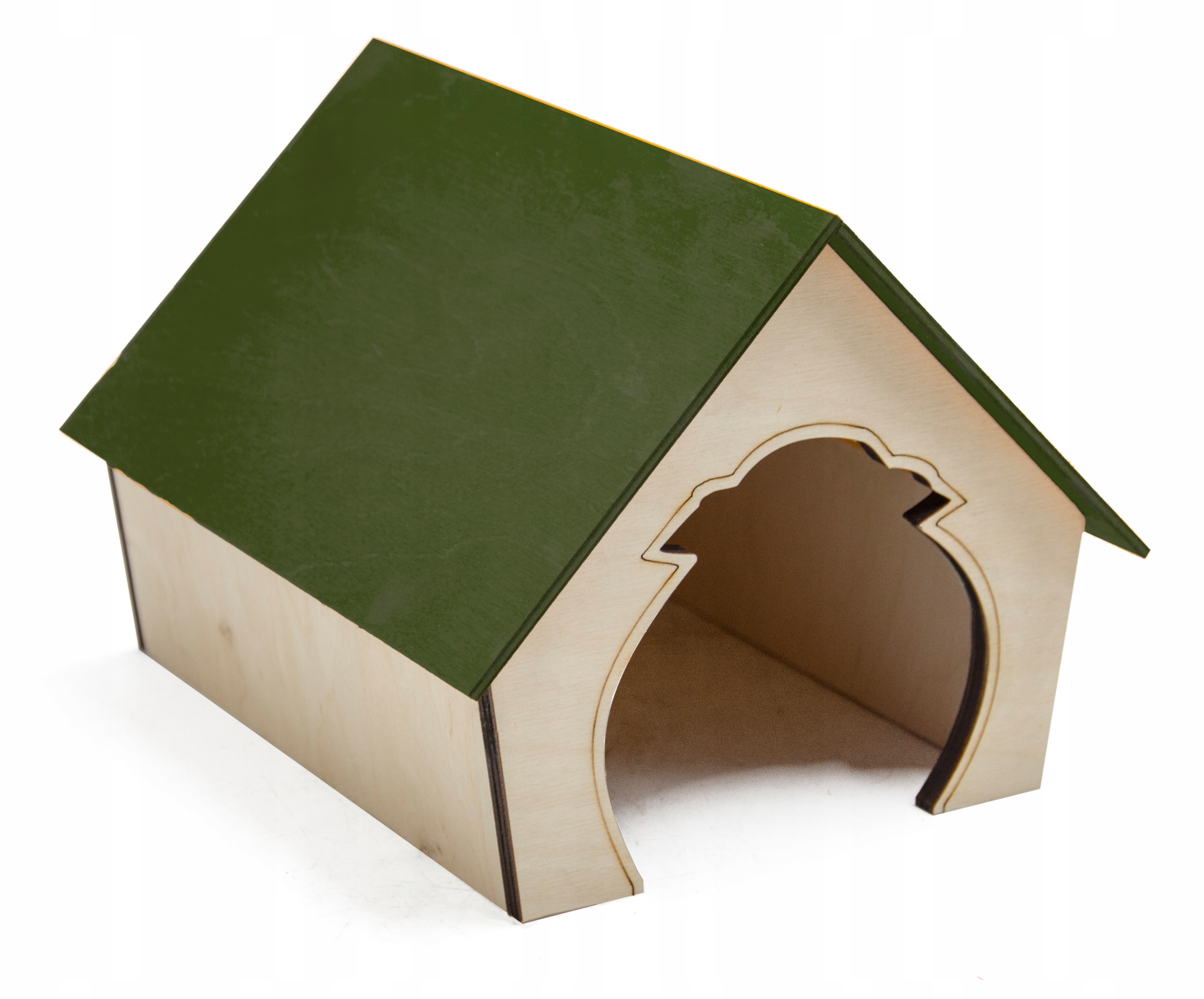 DREWNIANY DOMEK KLATKA DLA ŚWINKI MORSKIEJ GRYZONI Wysokość produktu 16 cm