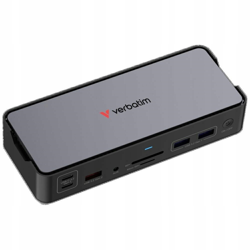 Adaptér Verbatim dokovací stanice Pro 15v1 2xHDMI/1xRJ45/4xUSB-A/4xUSB-C
