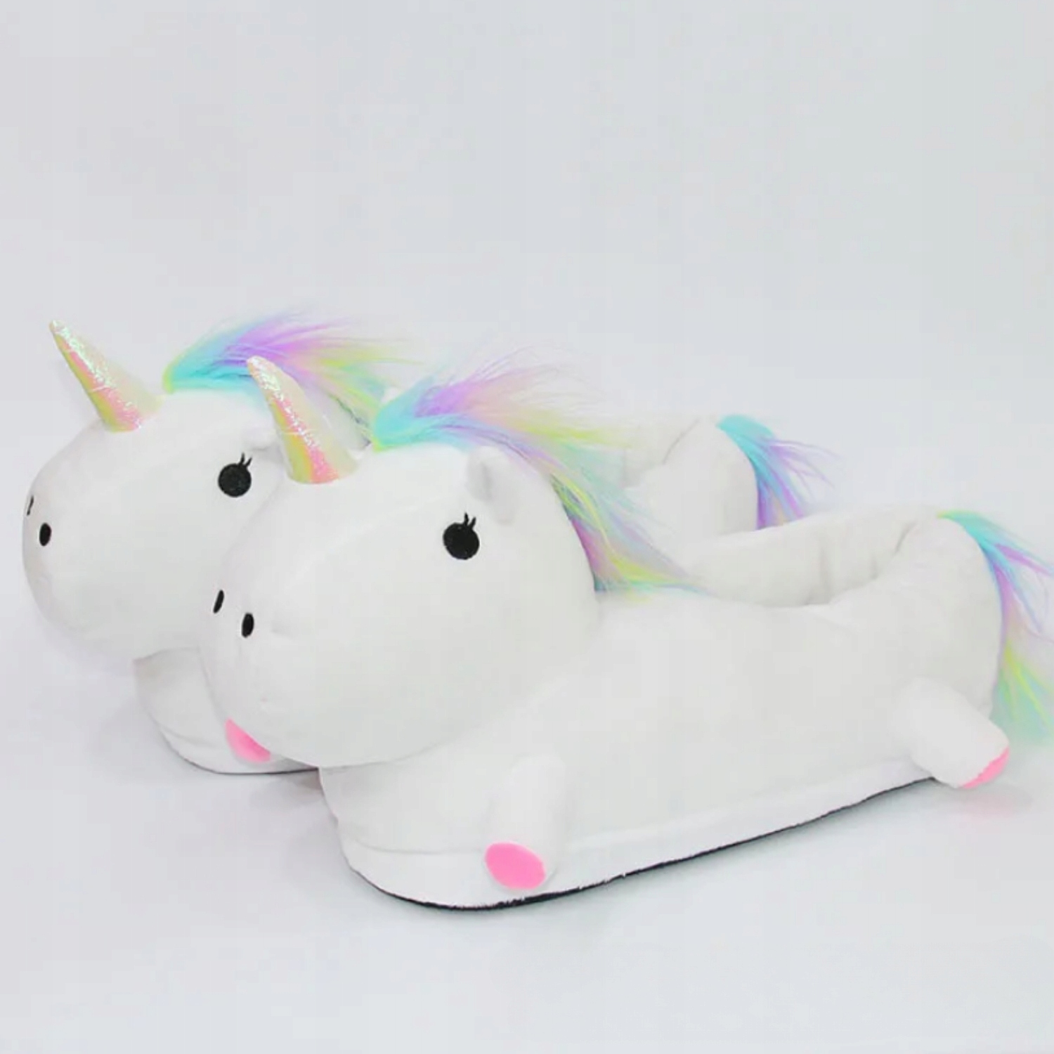 PANTOFLE KAPCIE JEDNOROŻEC BIAŁE NA PREZENT ŚWIECĄCE DAMSKIE DZIEWCZYNKA Marka inna