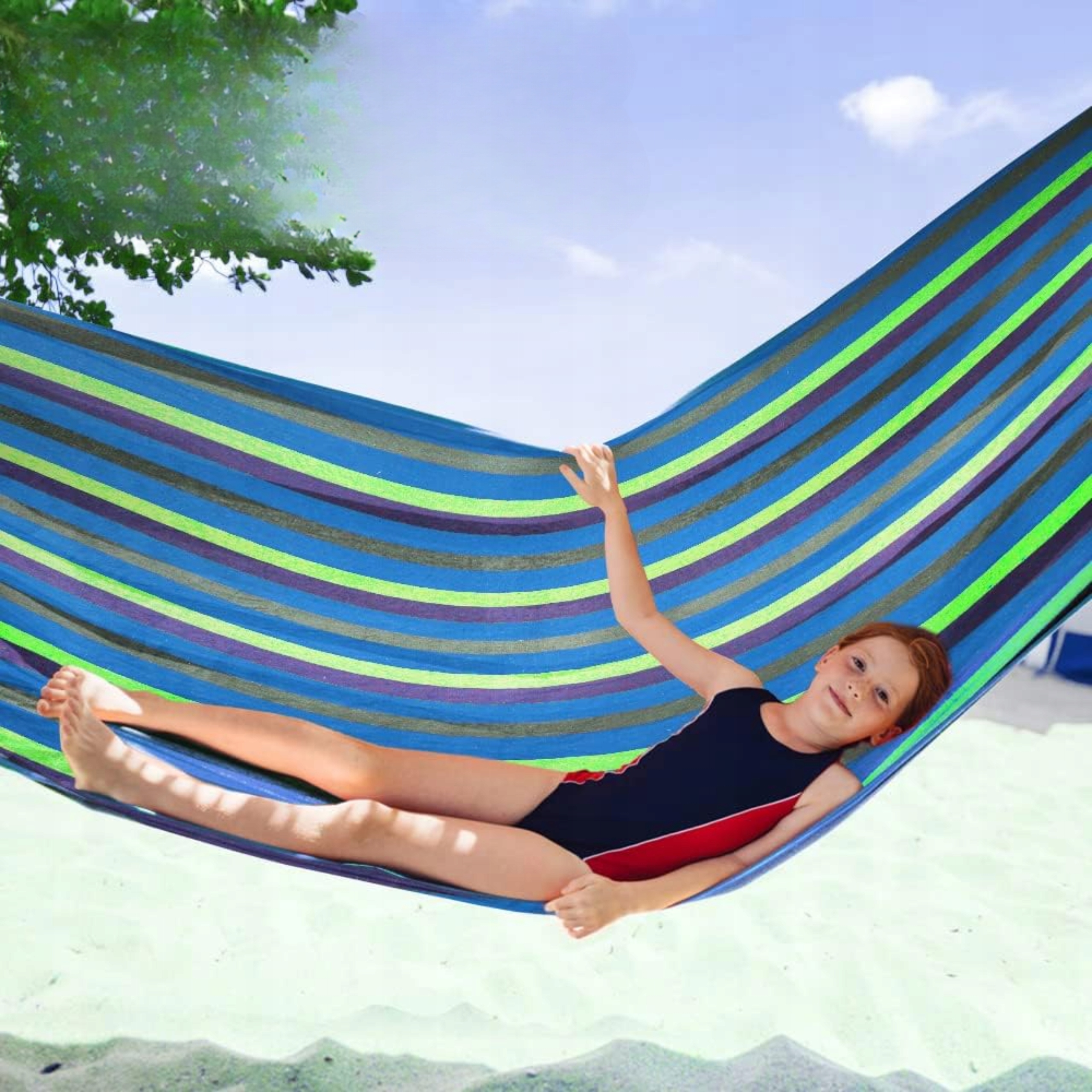 HAMAK OGRODOWY DWUOSOBOWY HUŚTAWKA XXXL MOCNY + WOREK 250KG Producent inna