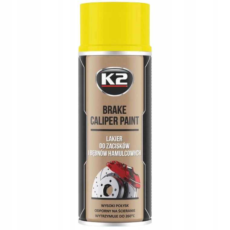 K2 Brake Caliper Lakier Do Zacisków Żółty
