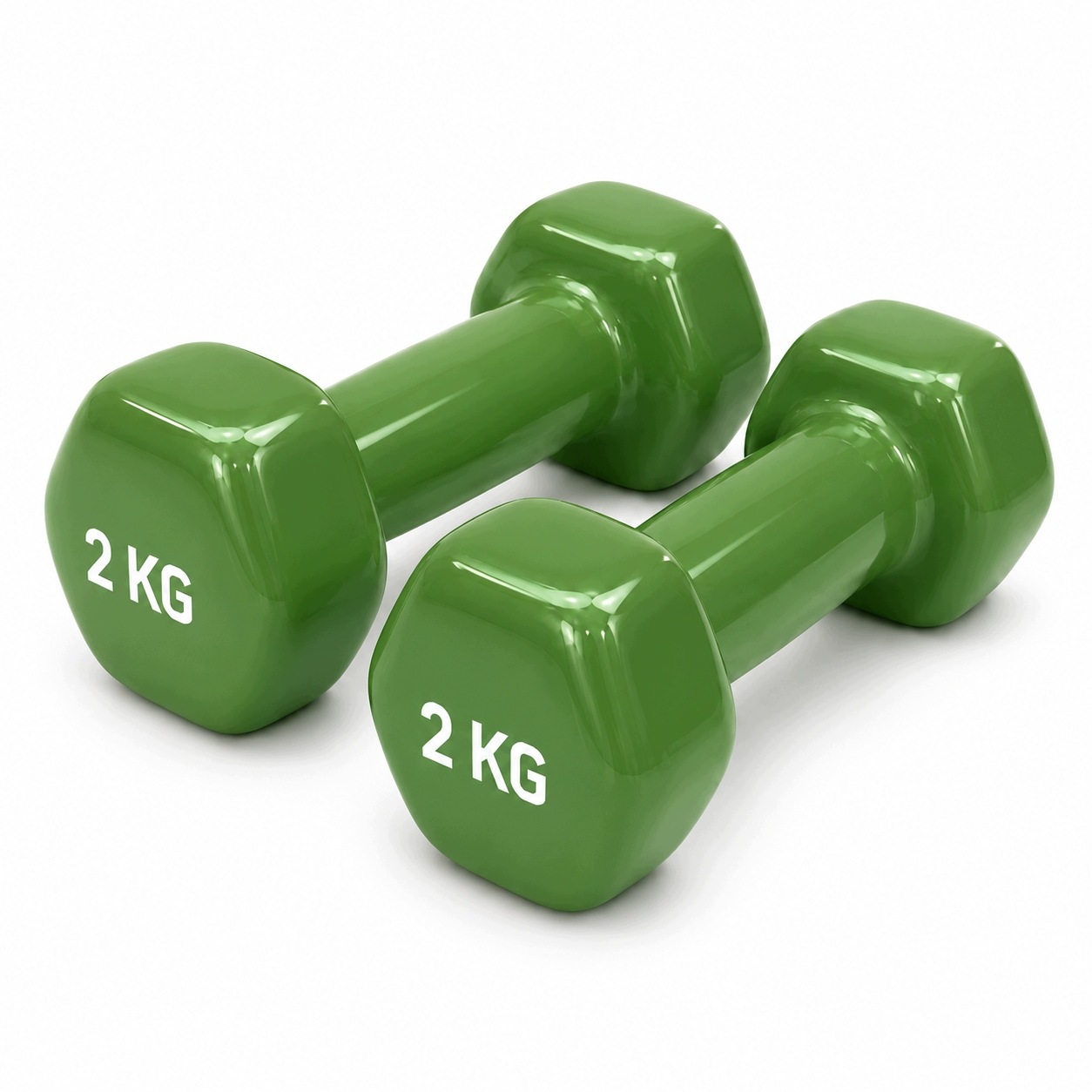 Hantle fitness winylowe 2x2kg 4GRADE ciężarki do ćwiczeń różowe aerobik