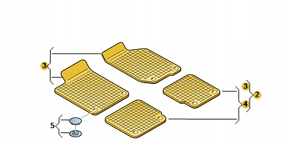 Nové Originálne Gumové Koberce Cupra Formentor Mhev 5FG061500A 041