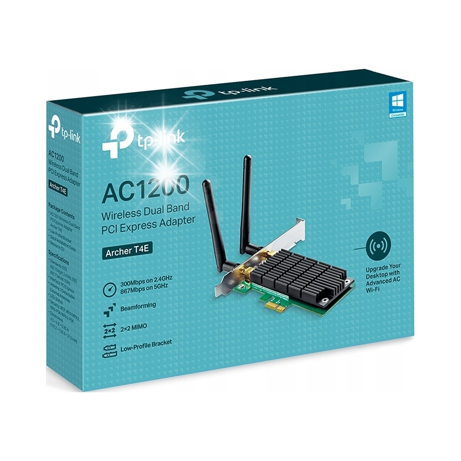 Karta sieciowa TP-Link Archer T4E WiFi AC1200 PCI-E