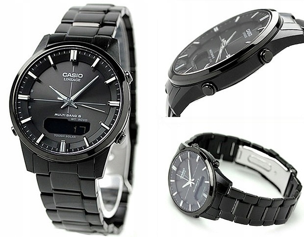 ZEGAREK CASIO LCW-M170DB-1AER SOLAR SZAFIR DCF BOX Model LCW-M170DB-1AER DCF RADIO CONTROL CZARNY