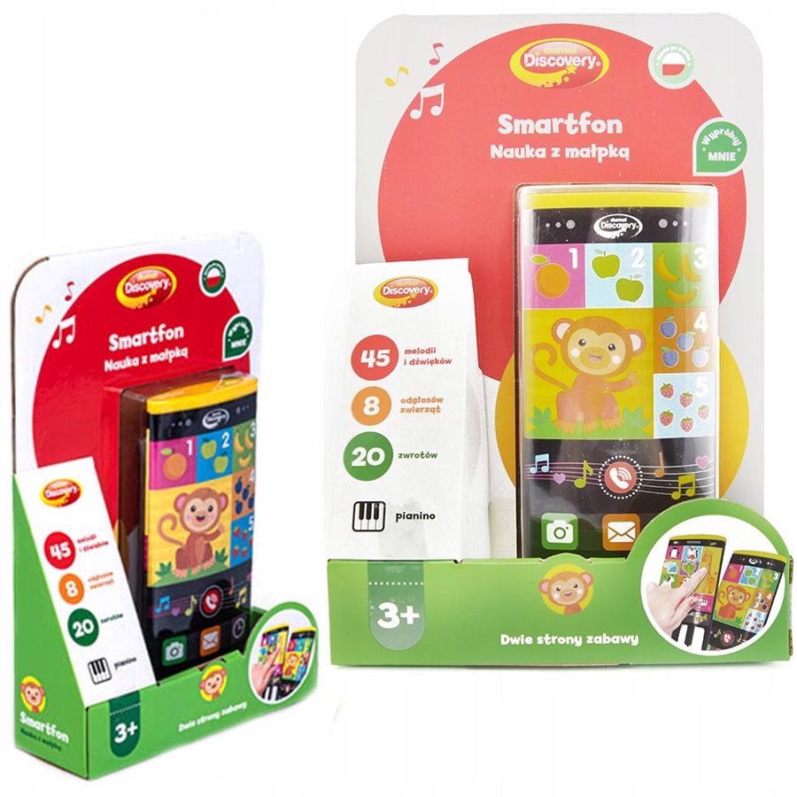 

Telefon Smartfon Nauka z Małpką Dumel DD80104