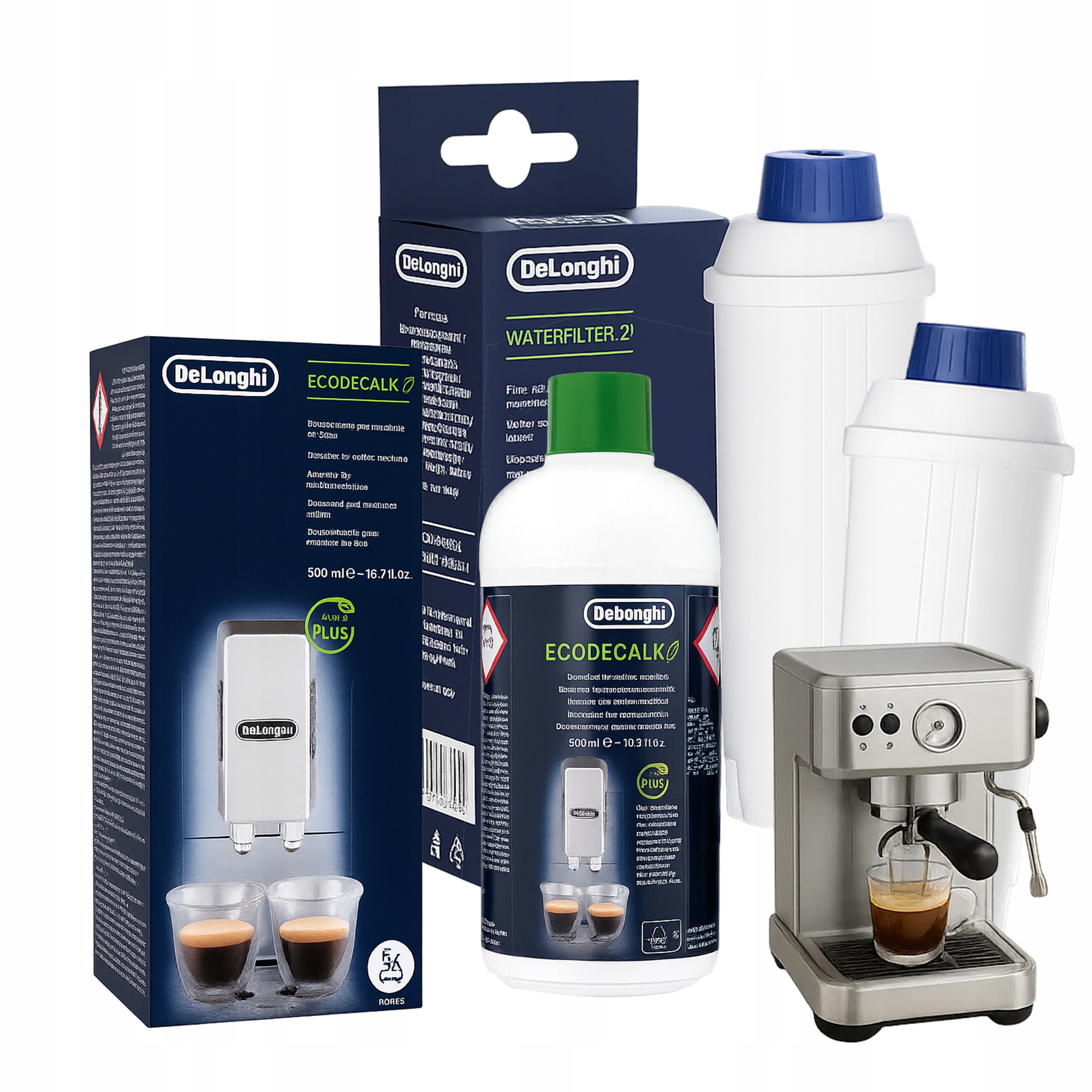 Sada pro De Longhi Filtry na vodu Odvápňovač vody Odvápňovač