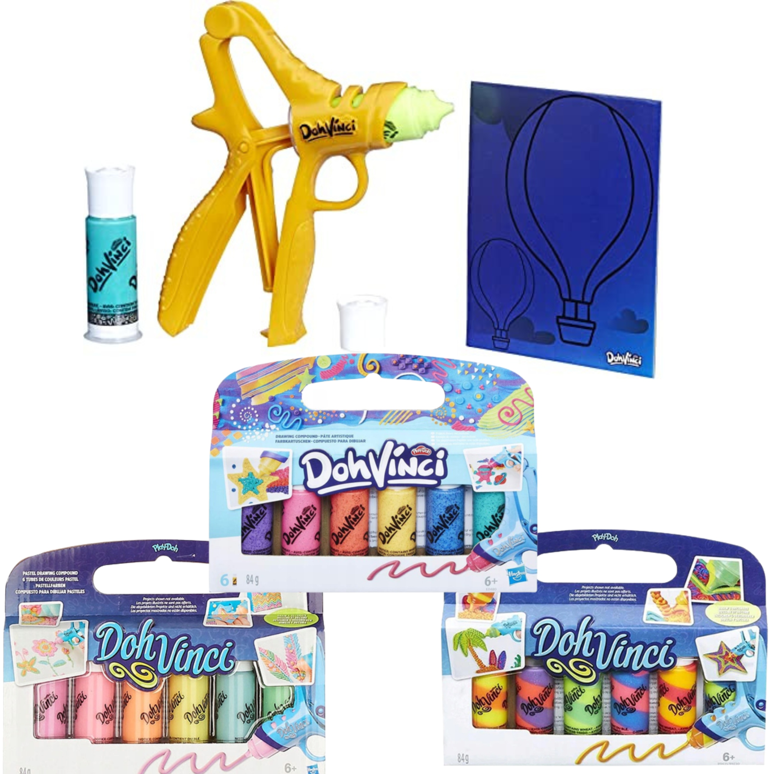 

Zestaw Play-doh Vinci Pistolet Tubki 20 Szt