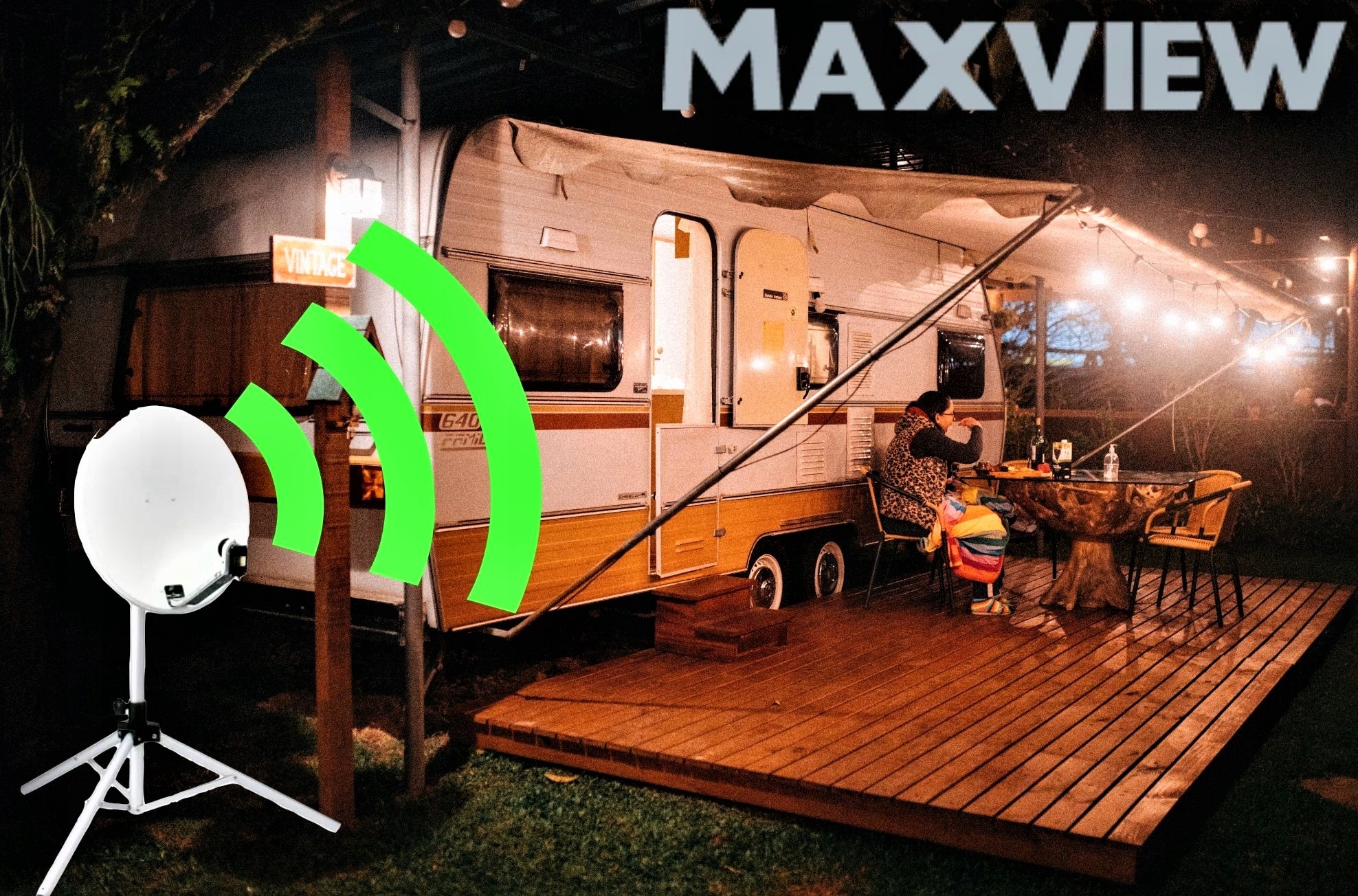 PRZENOŚNA ANTENA SATELITARNA NA KEMPING SKŁADANA Numer katalogowy części E7887