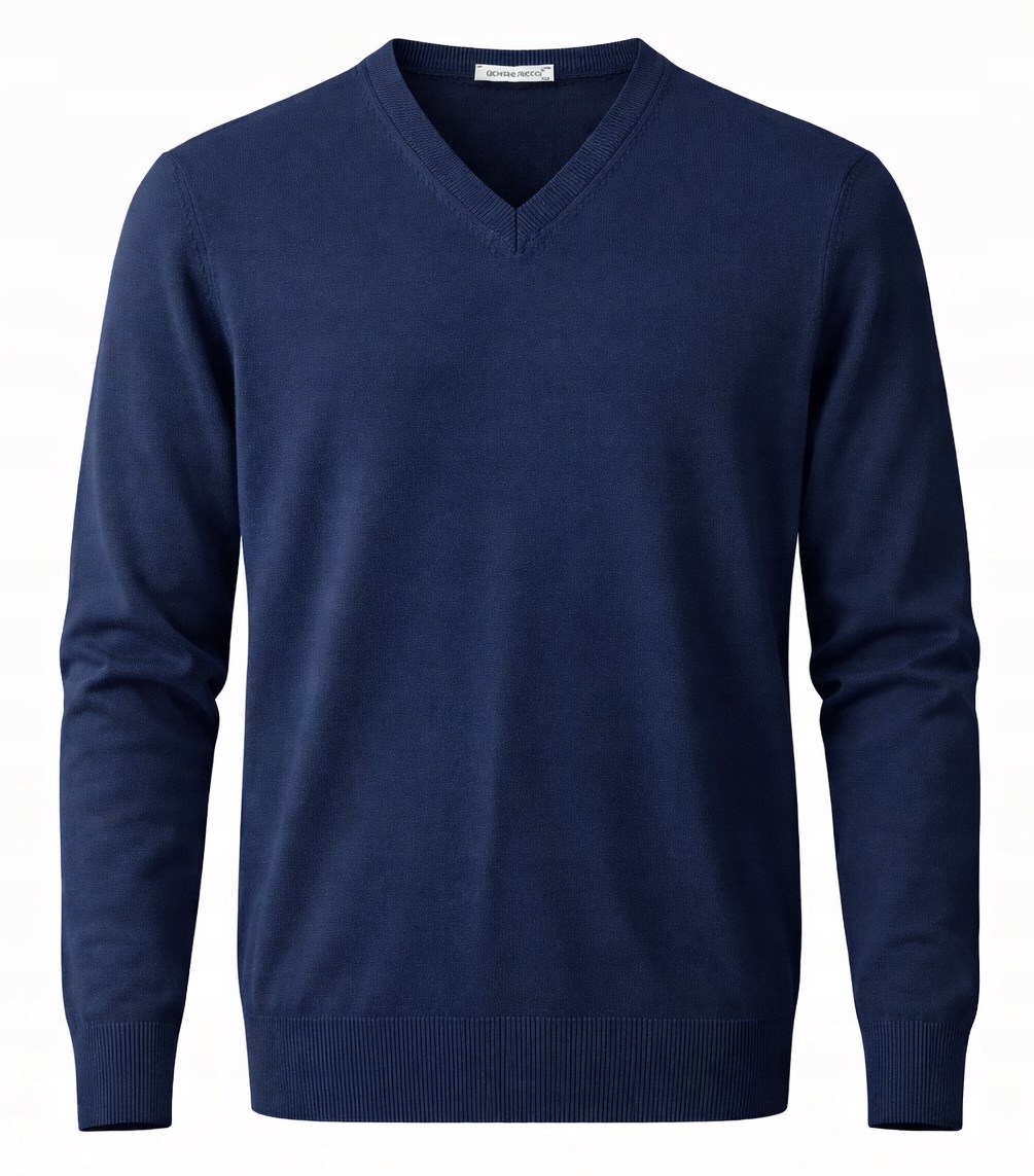 Pánský svetr se špicí v sýru z kašmíru a merino vlny 2XL XXL kašmírový