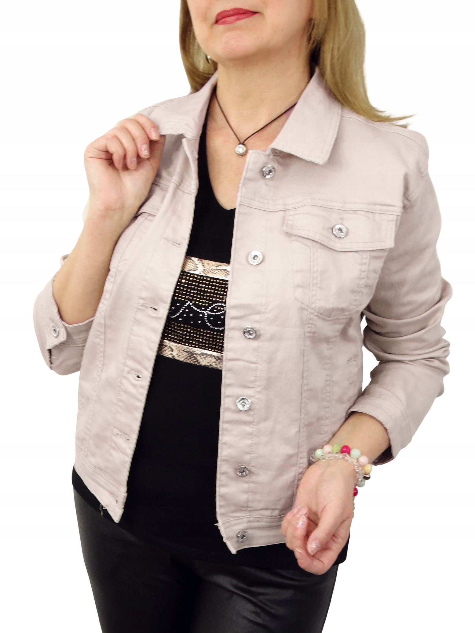 Kurtka Damska Jeansowa Katana Klasyczna Kaja 2XL 44