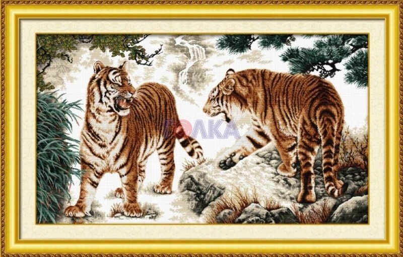 Křížková výšivka počítaná sada (kanva, mulina)