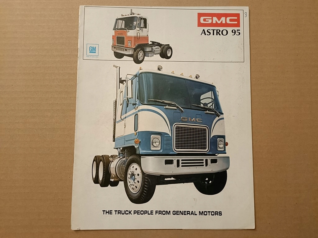Prospekt - GMC ASTRO 95 - CIĘŻAROWE - USA - 1972 r