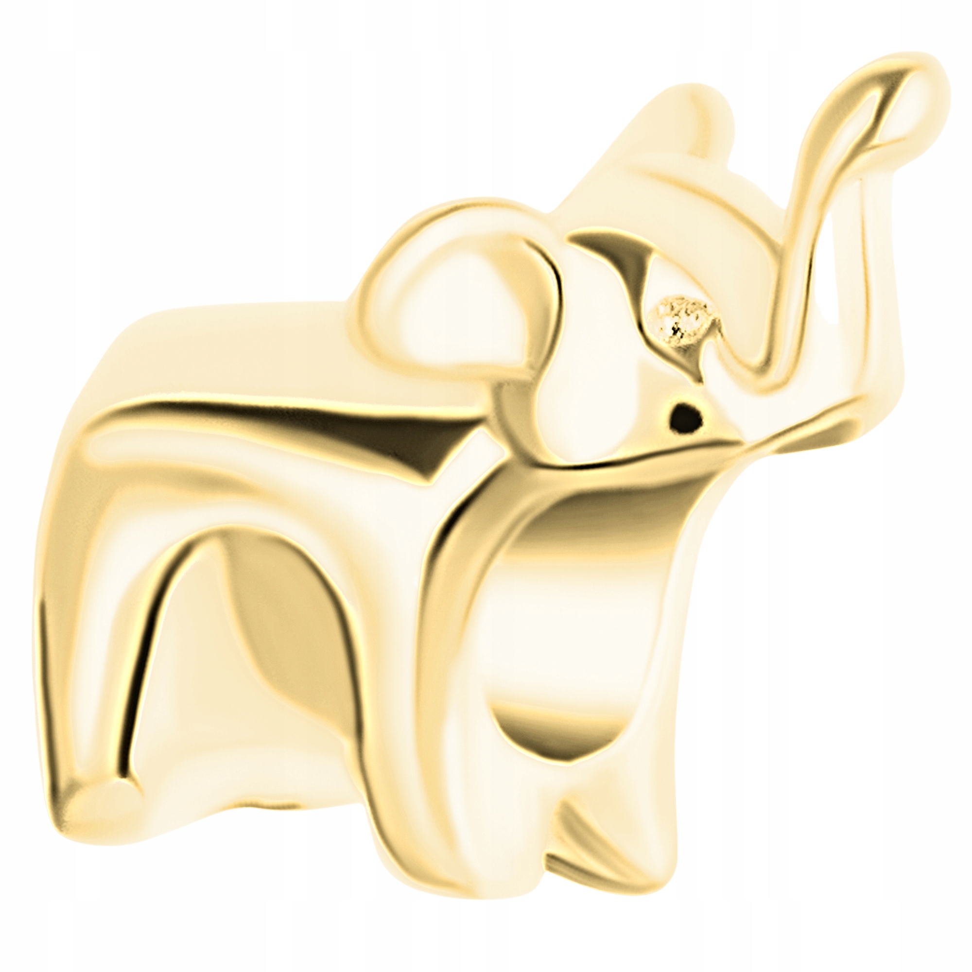 Charms zlatý slon Slon přívěsek stříbro 925